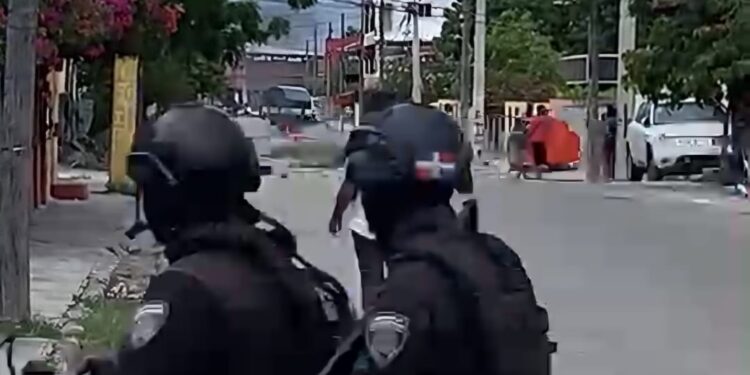 Protesta en Los Barracones de Javid