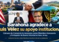 Cámara de Comercio reconoce apoyo en Nueva Jersey