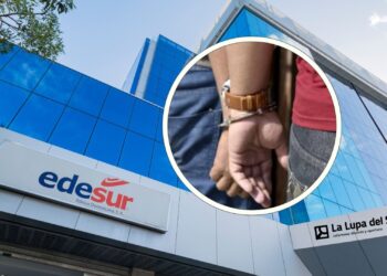 Edesur detiene dos técnicos por presuntas irregularidades