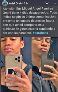 Comunicado de la familia