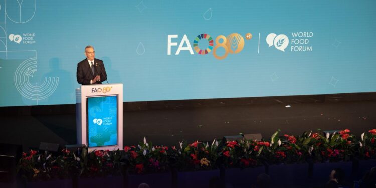 Presidente Luis Abinader en la reunión de la Organización de las Naciones Unidas para la Alimentación y la Agricultura (FAO)/Fuente Externa