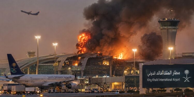 EE. UU. alerta sobre ataques a aeropuertos sauditas