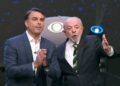 Flávio Bolsonaro y Luiz Inácio Lula da Silva/Fuente AFP