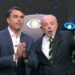 Flávio Bolsonaro y Luiz Inácio Lula da Silva/Fuente AFP