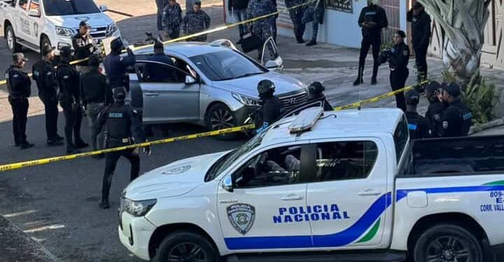 Lugar donde atacaron al taxista este viernes/Fuente Externa