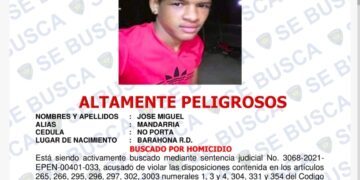 Policía busca a José Miguel, alias «Mandaria»